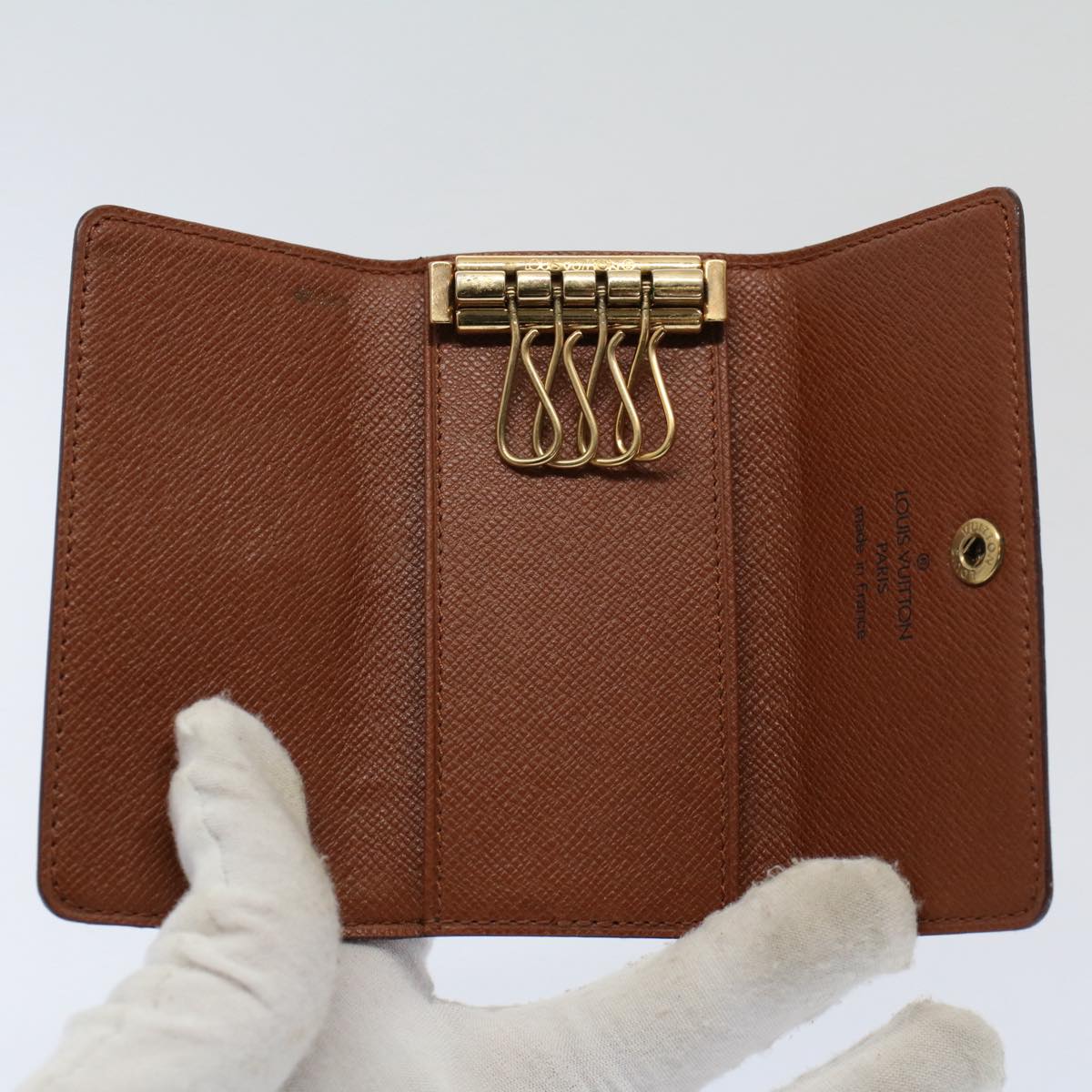 LOUIS VUITTON Monogram Multi Cles 4 Key Case M69517 LV bs9195