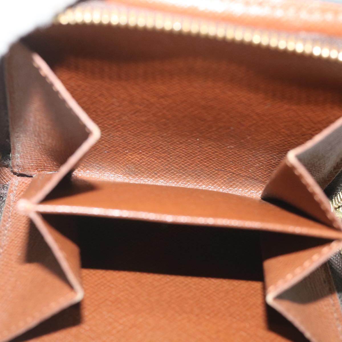 LOUIS VUITTON Monogram Compact Zip Wallet M61667 LV bs9203