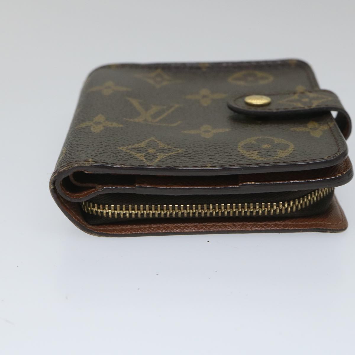 LOUIS VUITTON Monogram Compact Zip Wallet M61667 LV bs9203