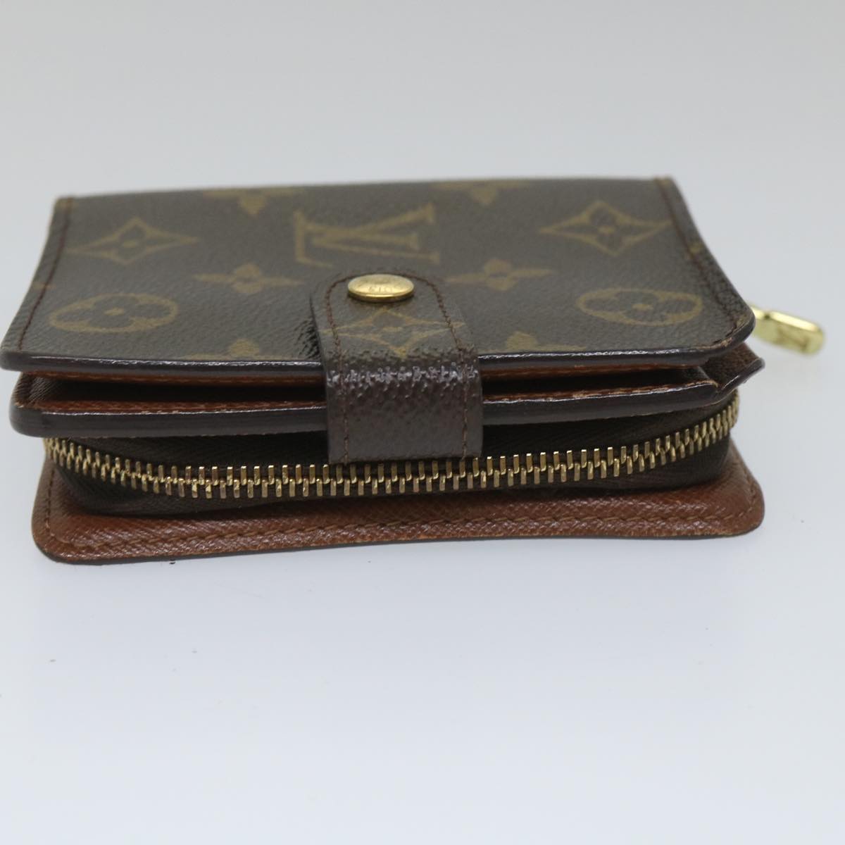 LOUIS VUITTON Monogram Compact Zip Wallet M61667 LV bs9203