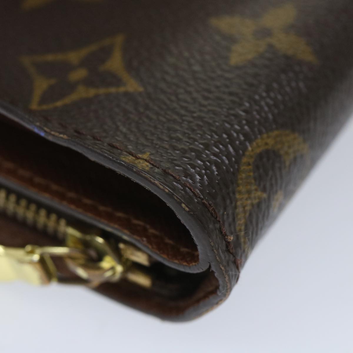 LOUIS VUITTON Monogram Compact Zip Wallet M61667 LV bs9203