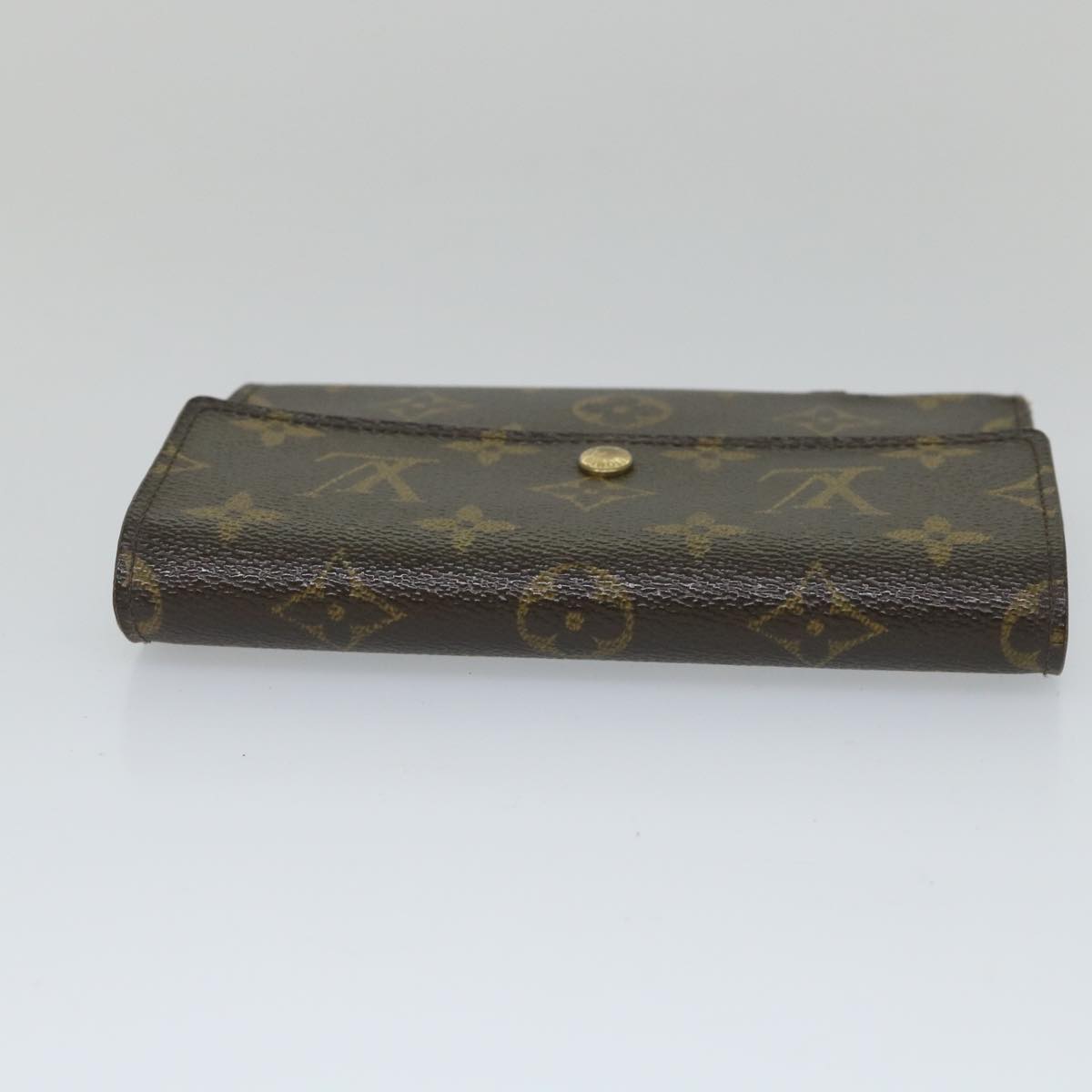 LOUIS VUITTON Monogram Porte Tresor Etui Chequier Wallet M61200 LV bs9204