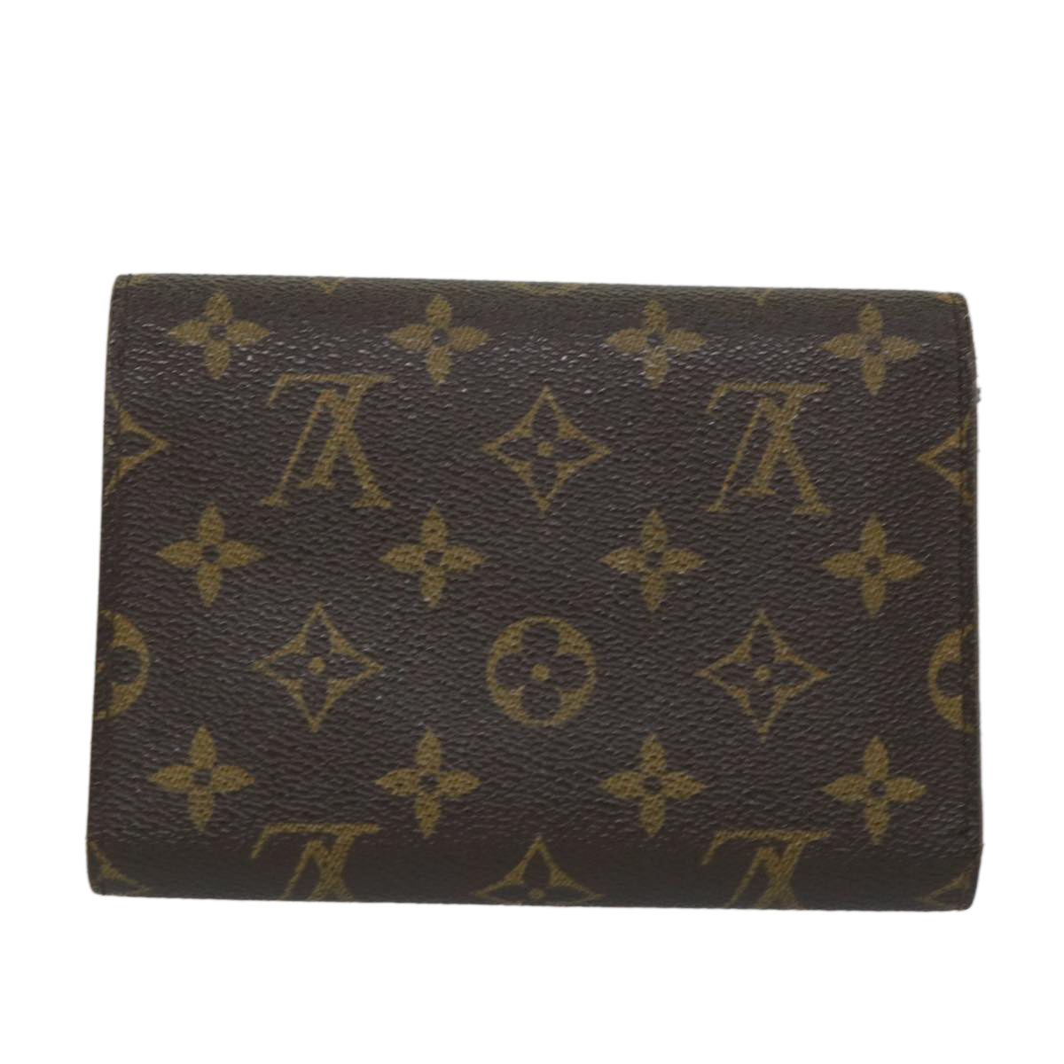 LOUIS VUITTON Monogram Porte Tresor Etui Chequier Wallet M61200 LV bs9205