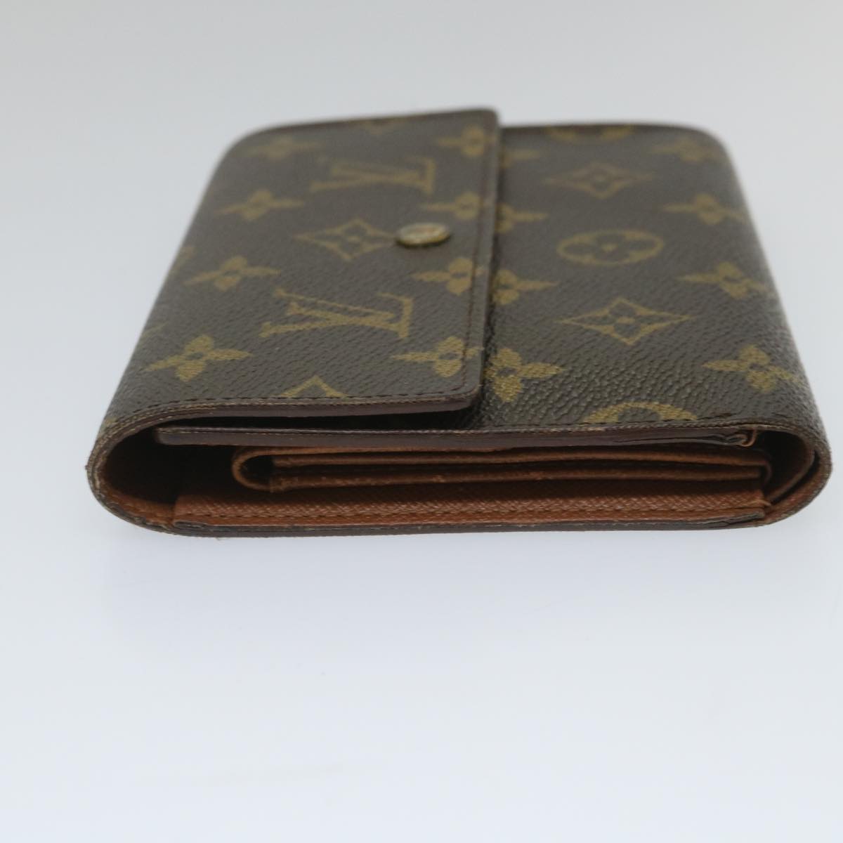 LOUIS VUITTON Monogram Porte Tresor Etui Chequier Wallet M61200 LV bs9205