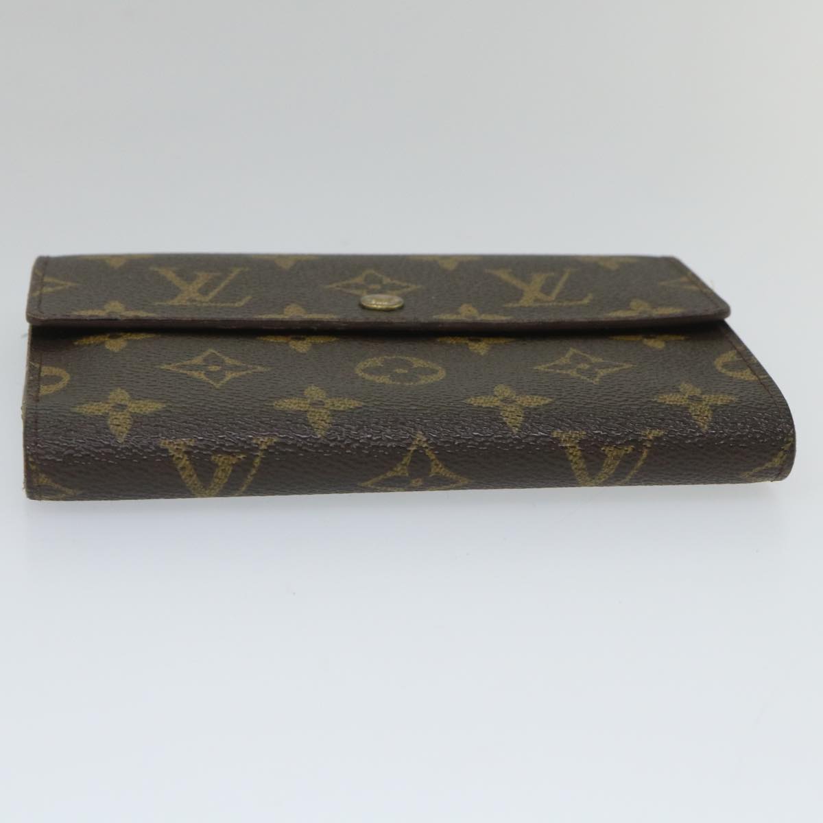 LOUIS VUITTON Monogram Porte Tresor Etui Chequier Wallet M61200 LV bs9205