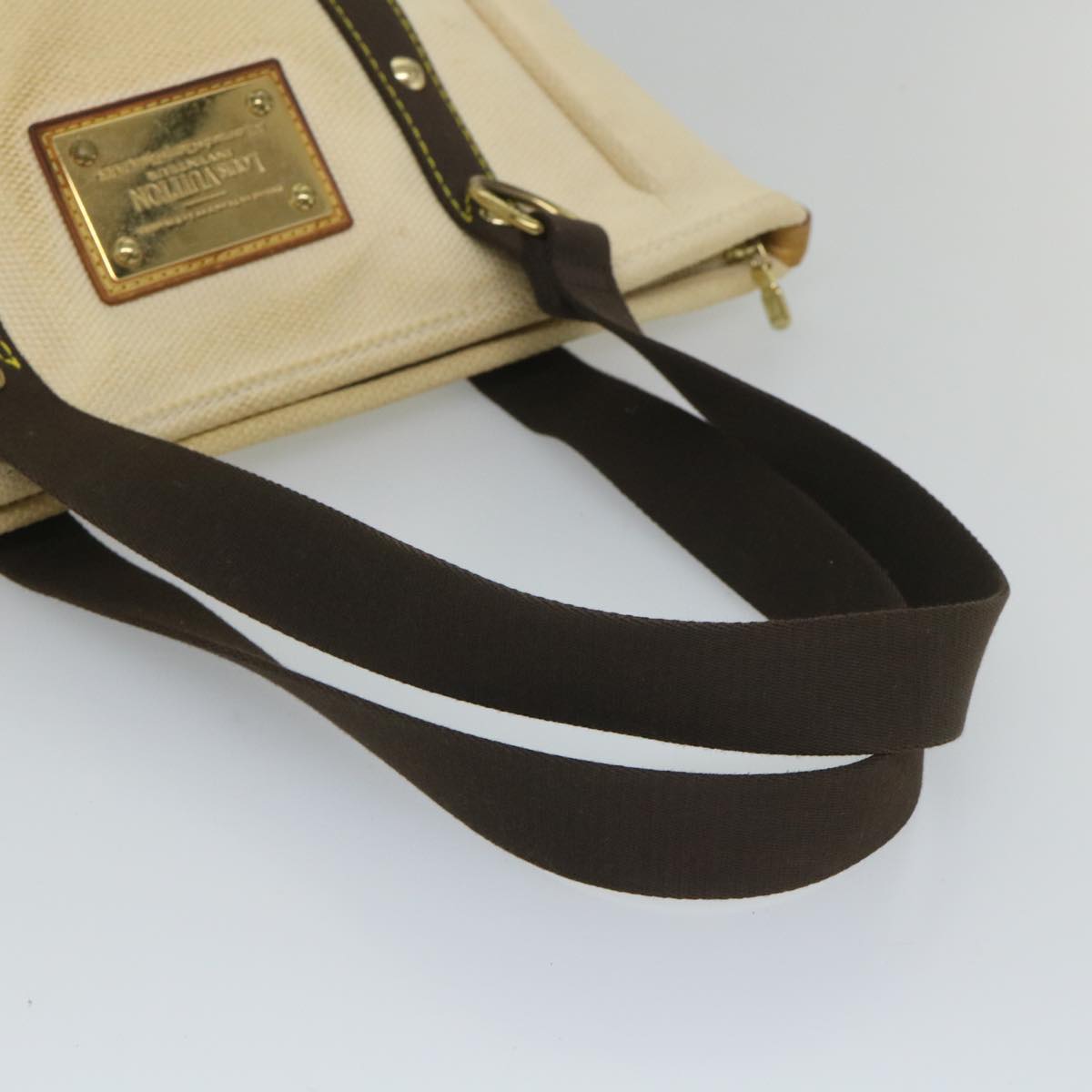 LOUIS VUITTON Cabas MM Antigua Tote Bag Brown Beige M40036 LV bs9256