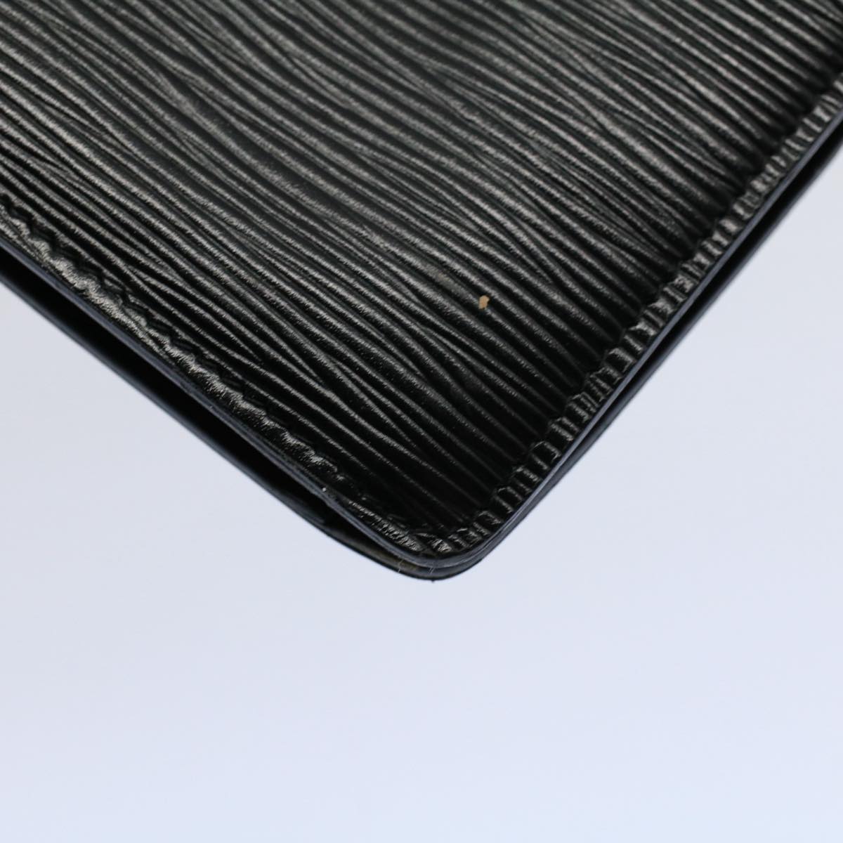 LOUIS VUITTON Epi Montaigne 23 Clutch Bag Black M52662 LV bs9285