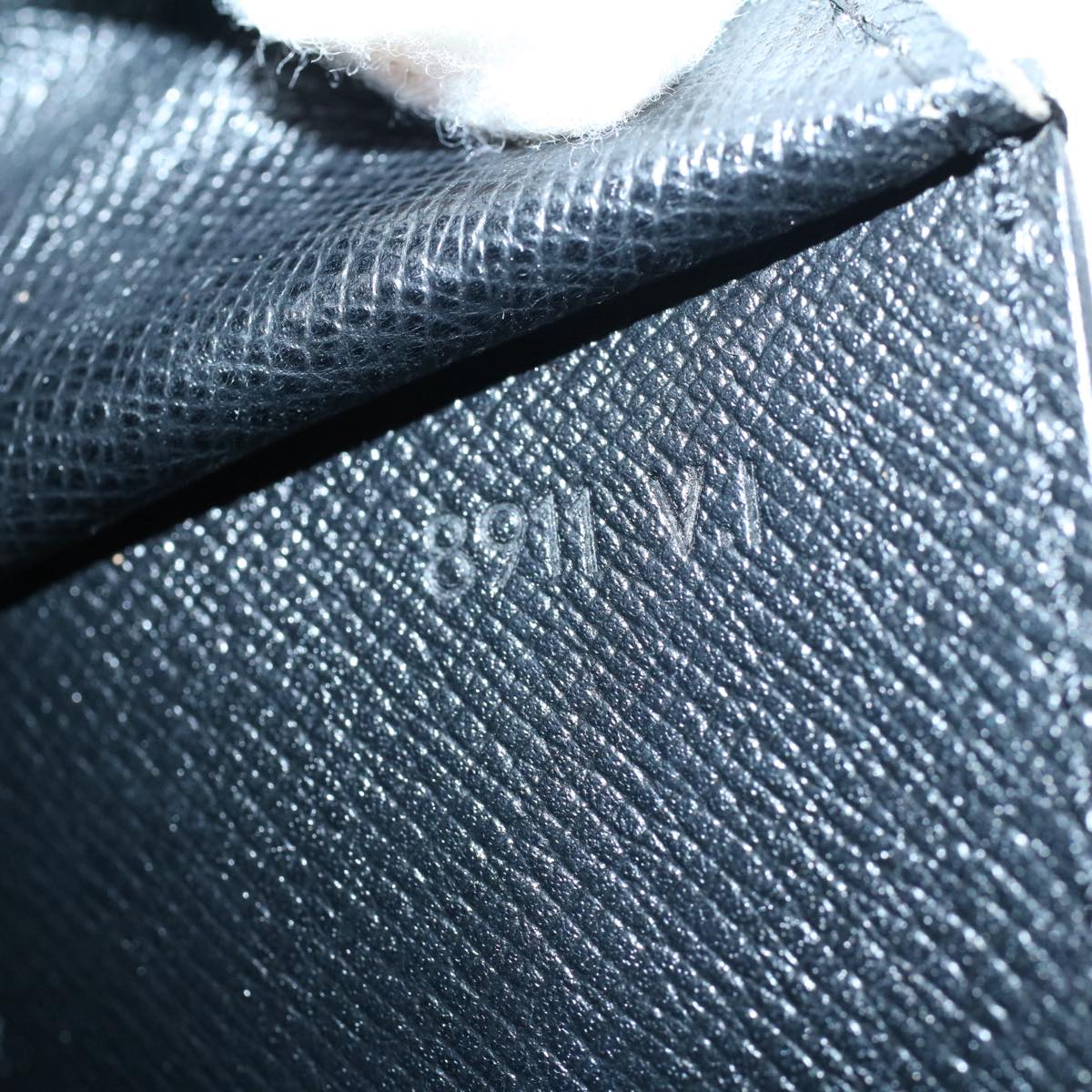 LOUIS VUITTON Epi Montaigne 23 Clutch Bag Black M52662 LV bs9285