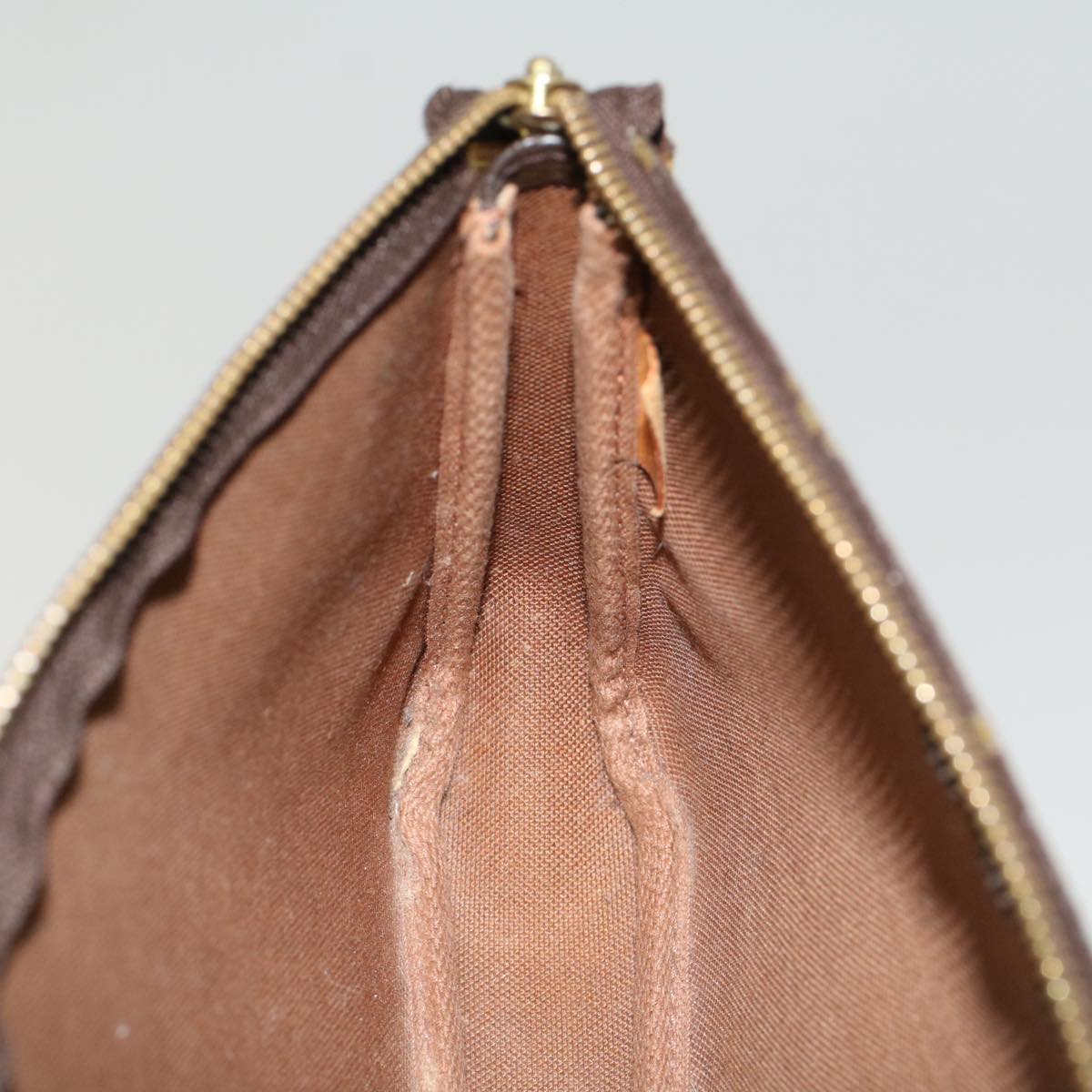 LOUIS VUITTON Monogram Pochette Accessoires Pouch M51980 LV bs9291