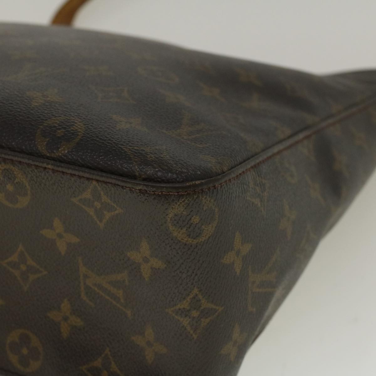 LOUIS VUITTON Monogram Looping GM Shoulder Bag M51145 LV bs9296