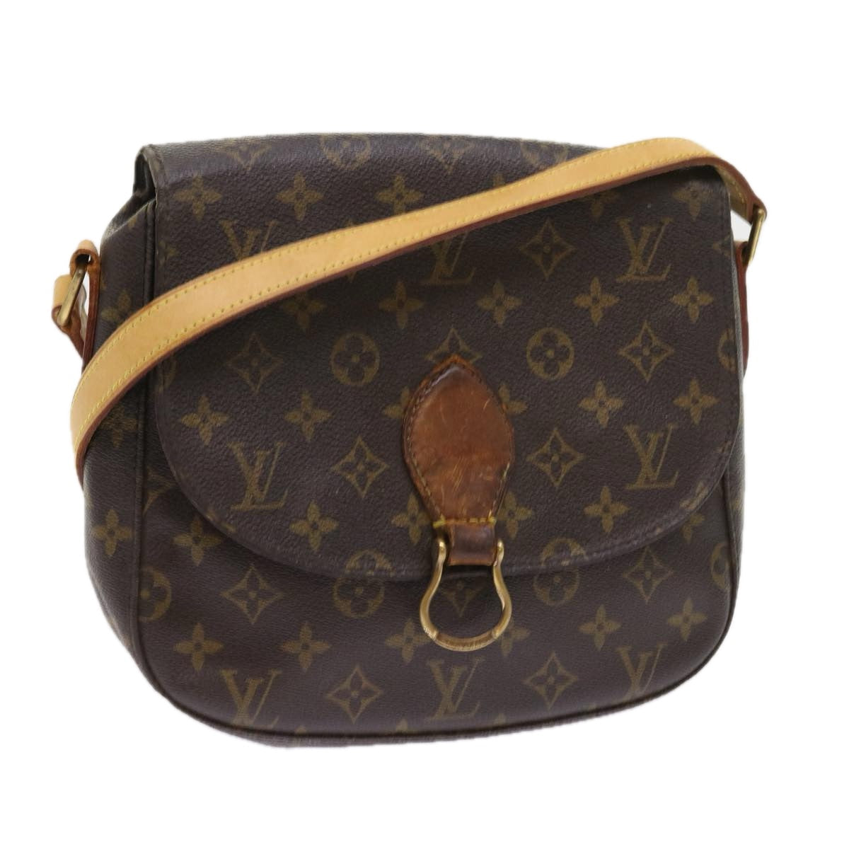 LOUIS VUITTON Monogram Saint Cloud GM Shoulder Bag M51242 LV bs9303
