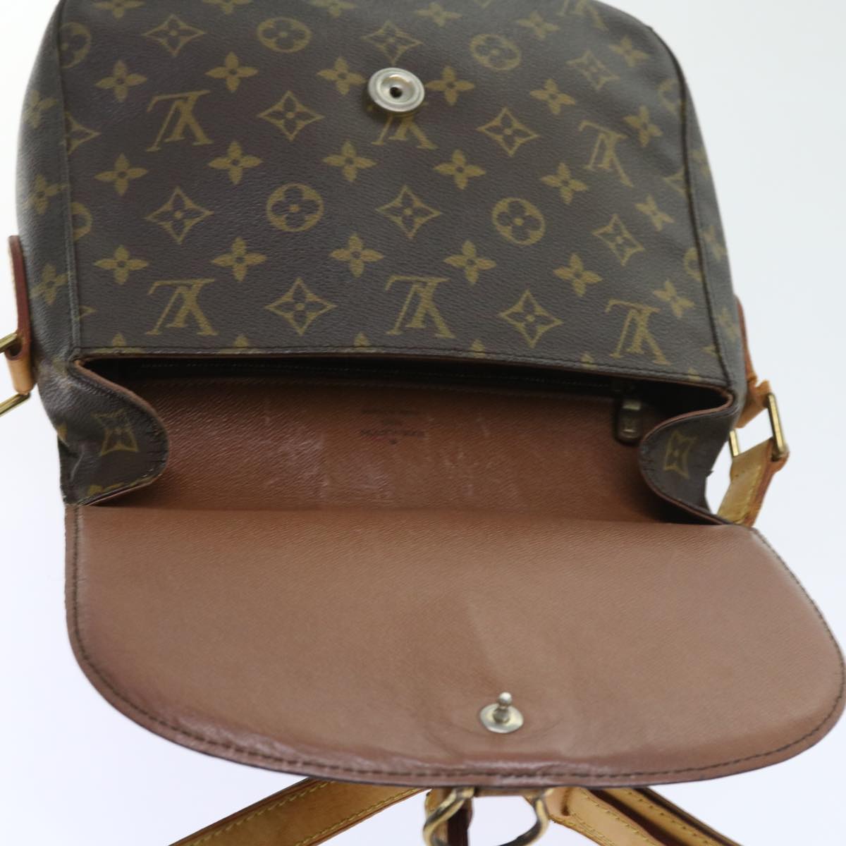 LOUIS VUITTON Monogram Saint Cloud GM Shoulder Bag M51242 LV bs9303