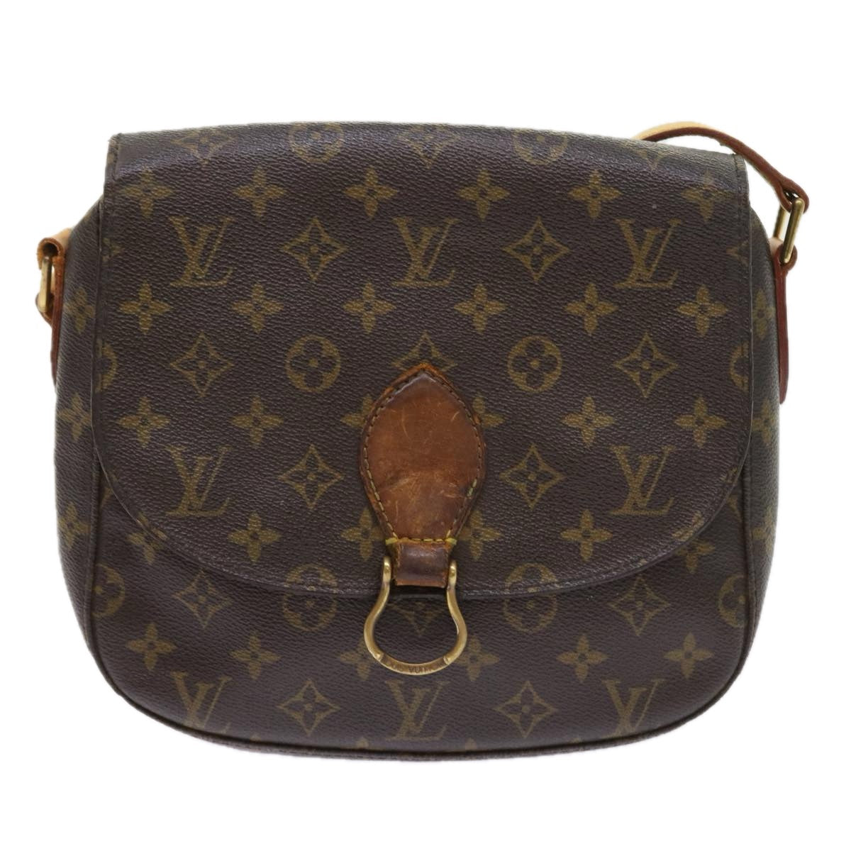 LOUIS VUITTON Monogram Saint Cloud GM Shoulder Bag M51242 LV bs9303