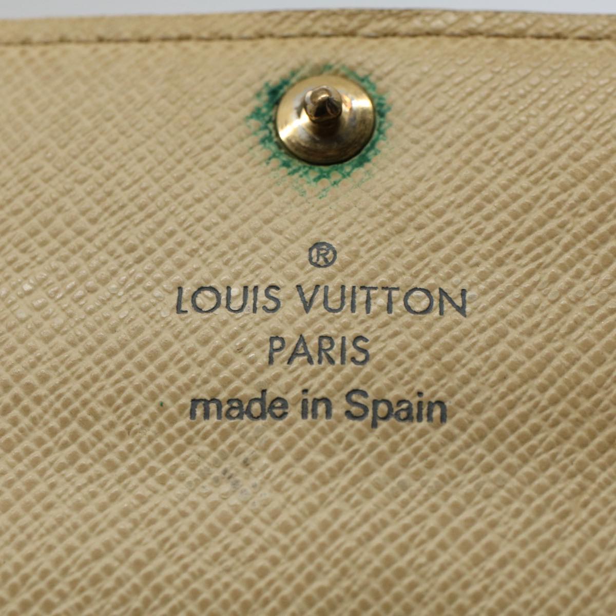 LOUIS VUITTON Damier Azur Portefeuille Sarah Long Wallet N63208 LV bs9313