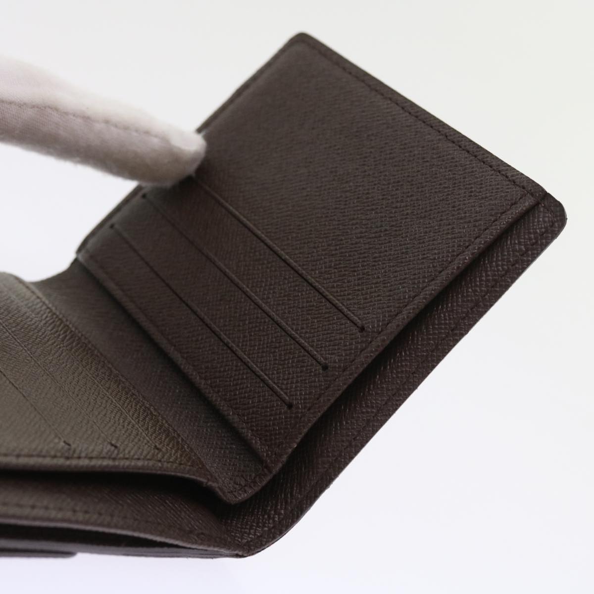 LOUIS VUITTON Damier Ebene Portefeuille Elise Wallet N61654 LV bs9316