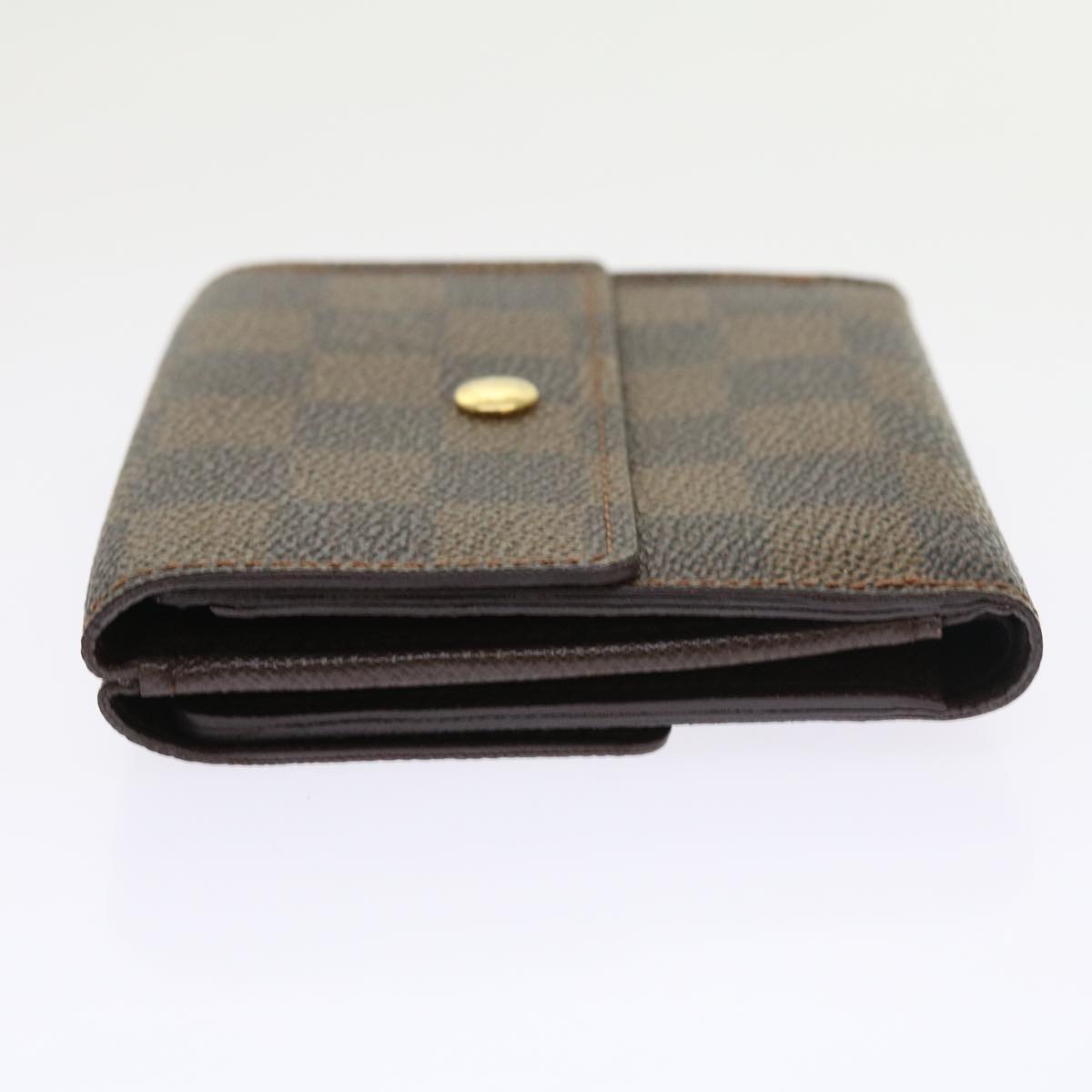 LOUIS VUITTON Damier Ebene Portefeuille Elise Wallet N61654 LV bs9316