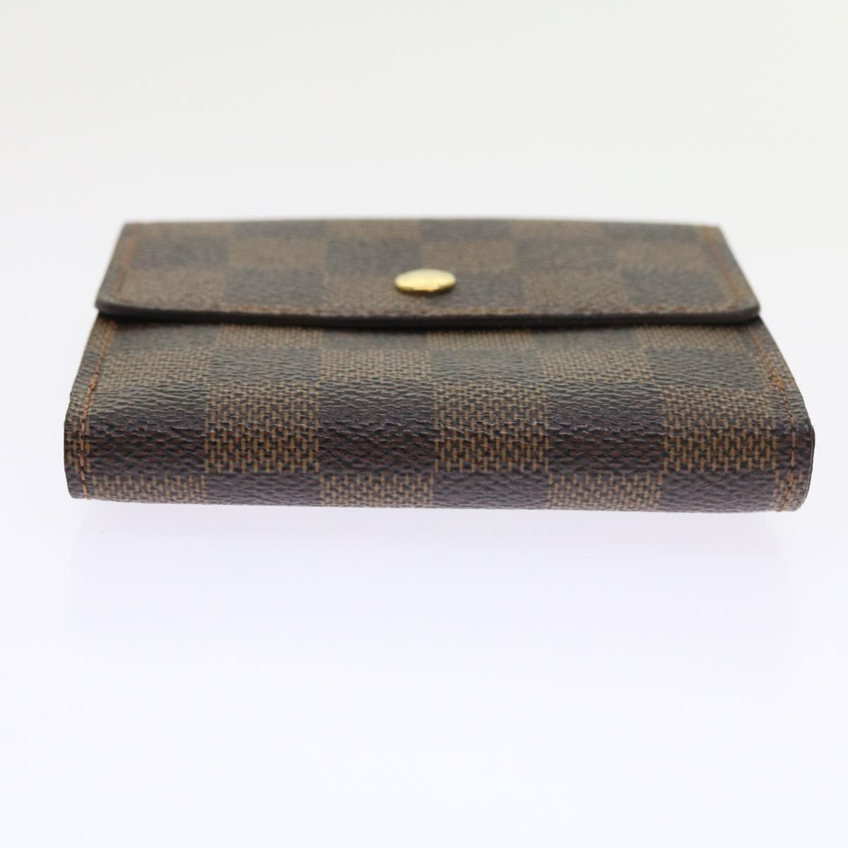 LOUIS VUITTON Damier Ebene Portefeuille Elise Wallet N61654 LV bs9316