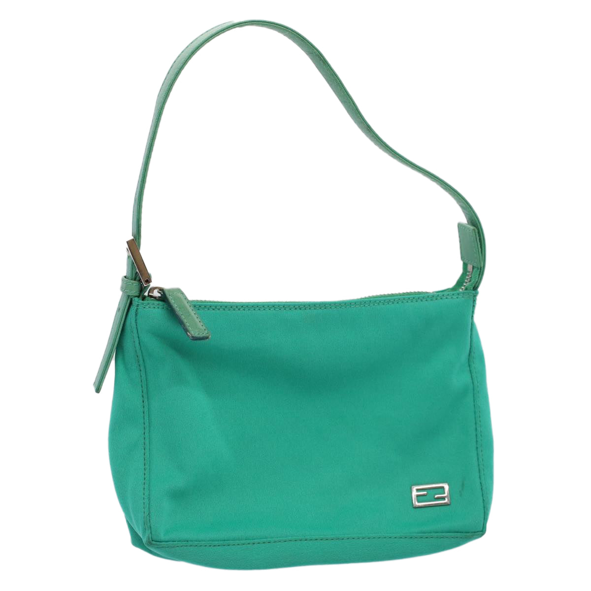 Luxury FendiShoulder Bag Nylon Green Emeraldbs9719