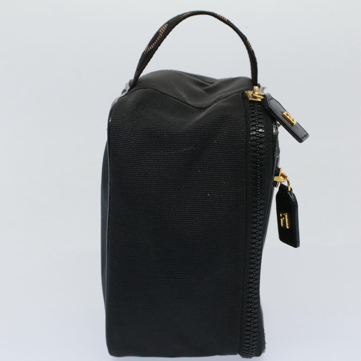 Luxury FendiHand Pouch Nylon Black Brownbs9727