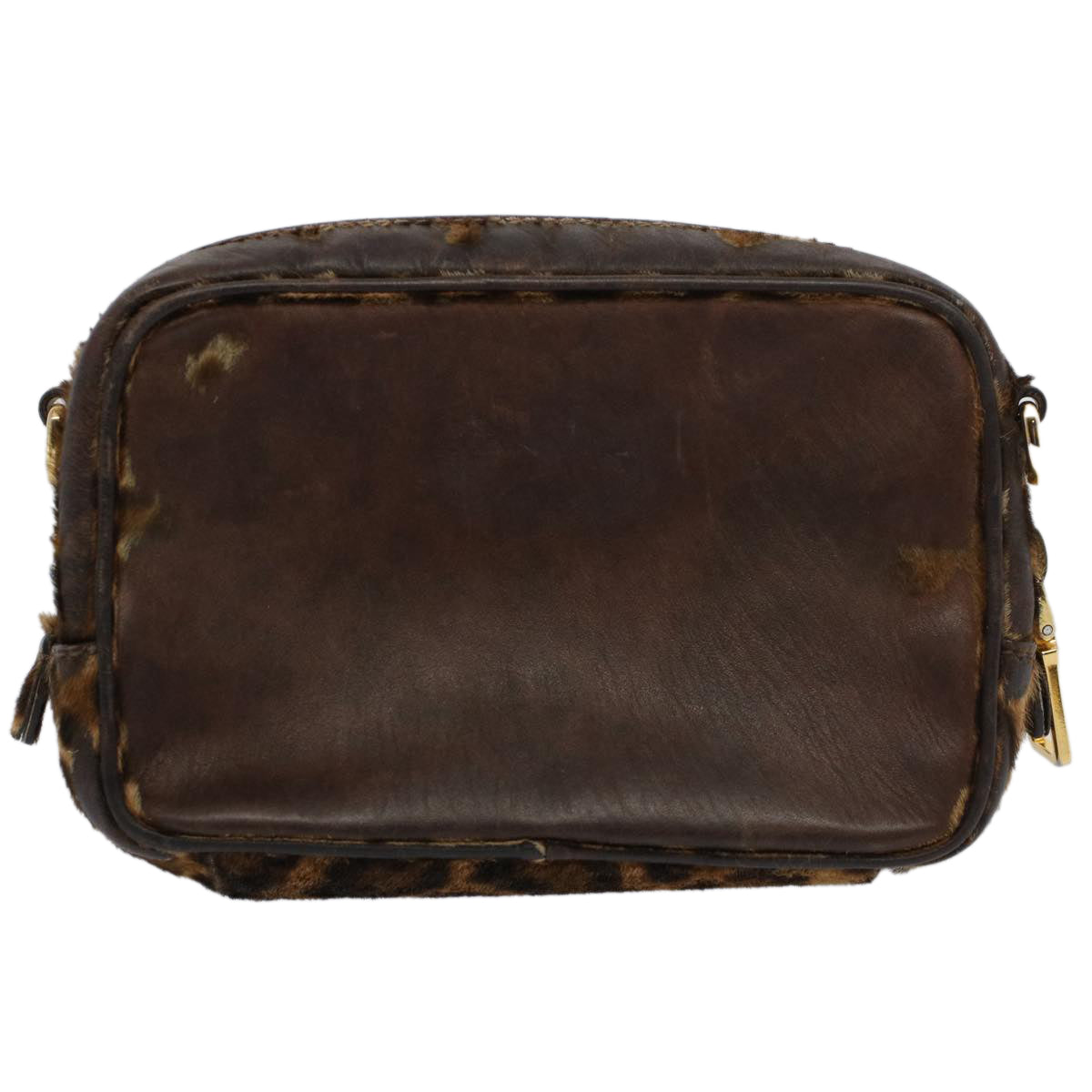 Luxury FendiShoulder Pouch Harako leather Brownbs9762