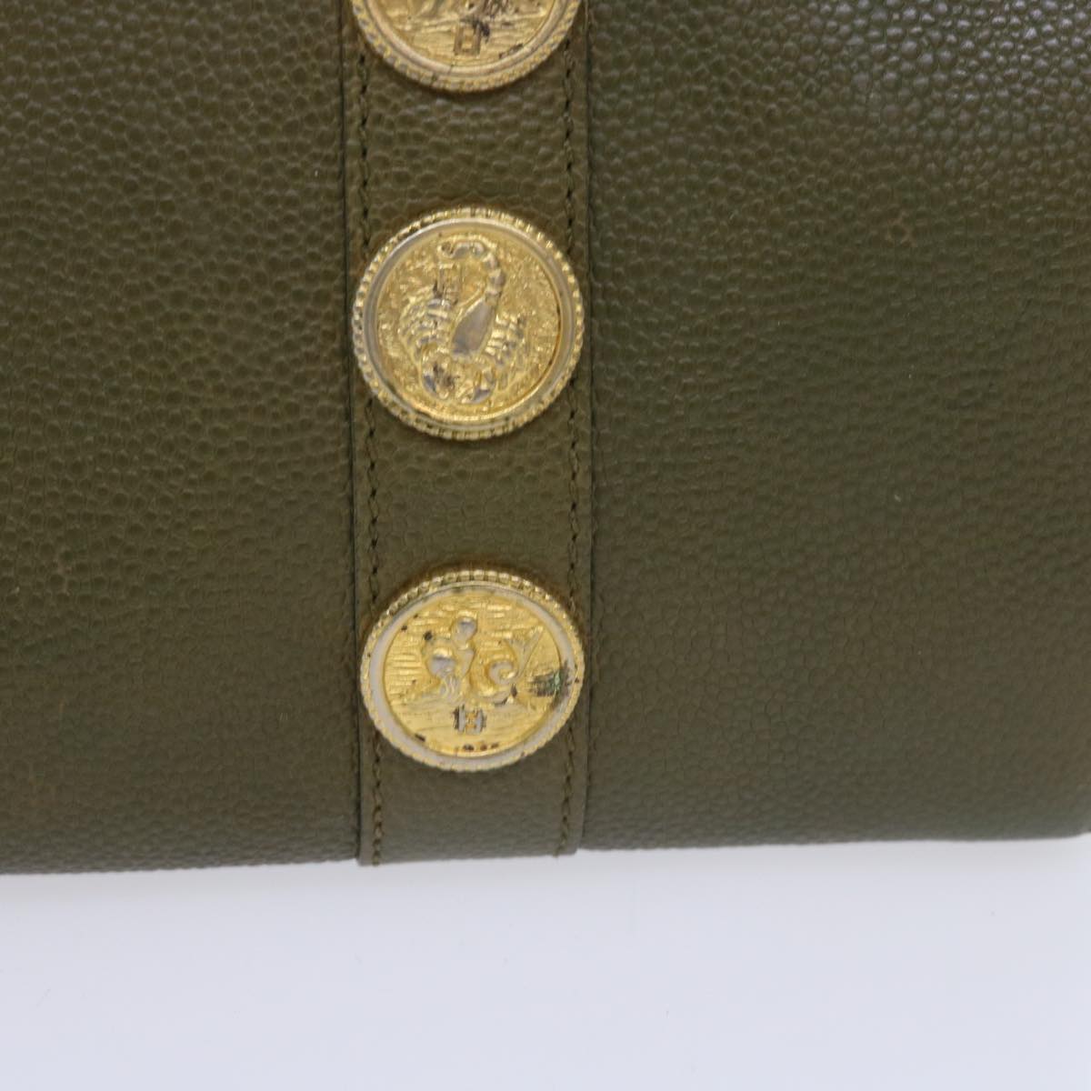 Luxury FendiShoulder Bag Leather Khakibs9818
