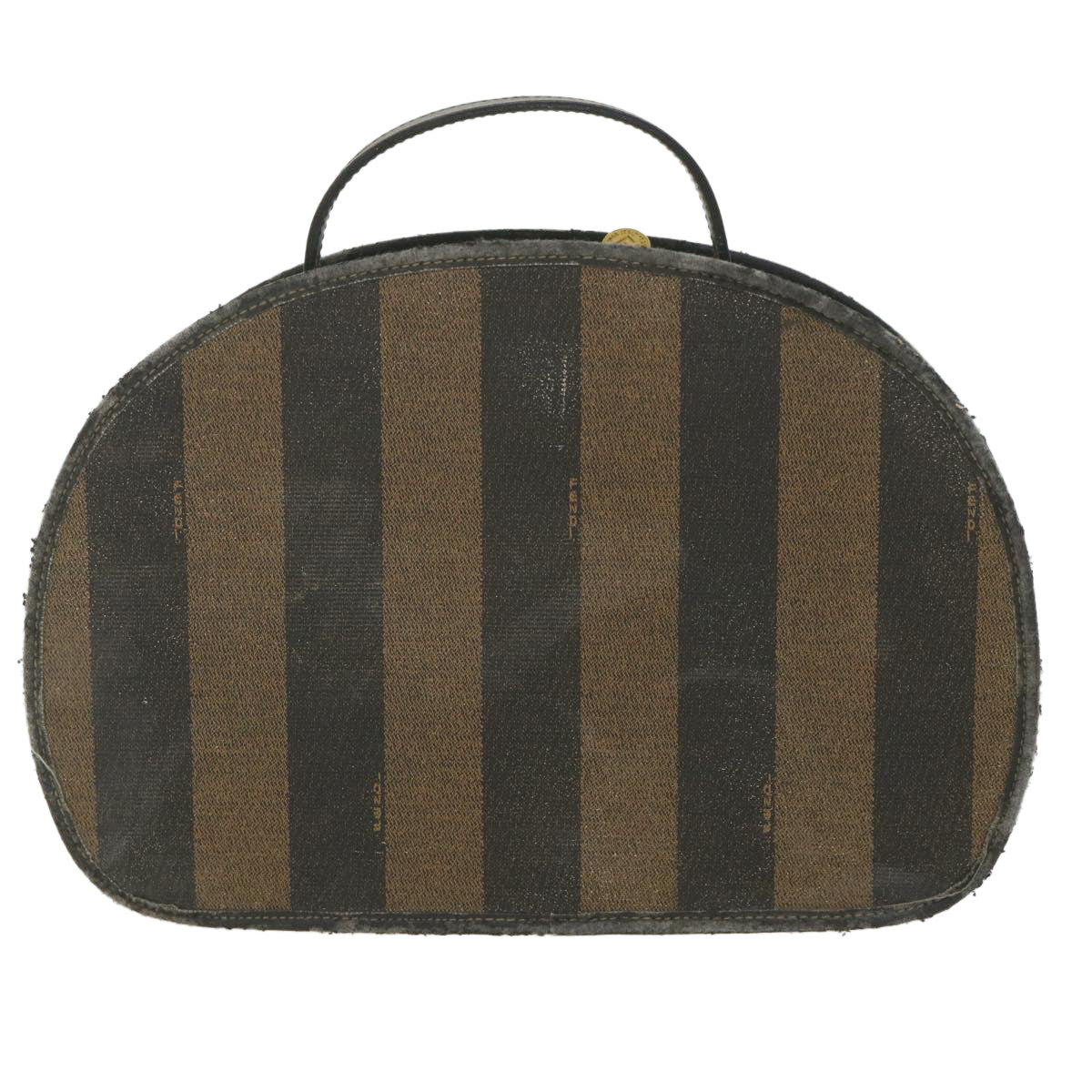 Luxury FendiPecan Canvas Hand Bag Black Brown 2241 30939 078bs9842