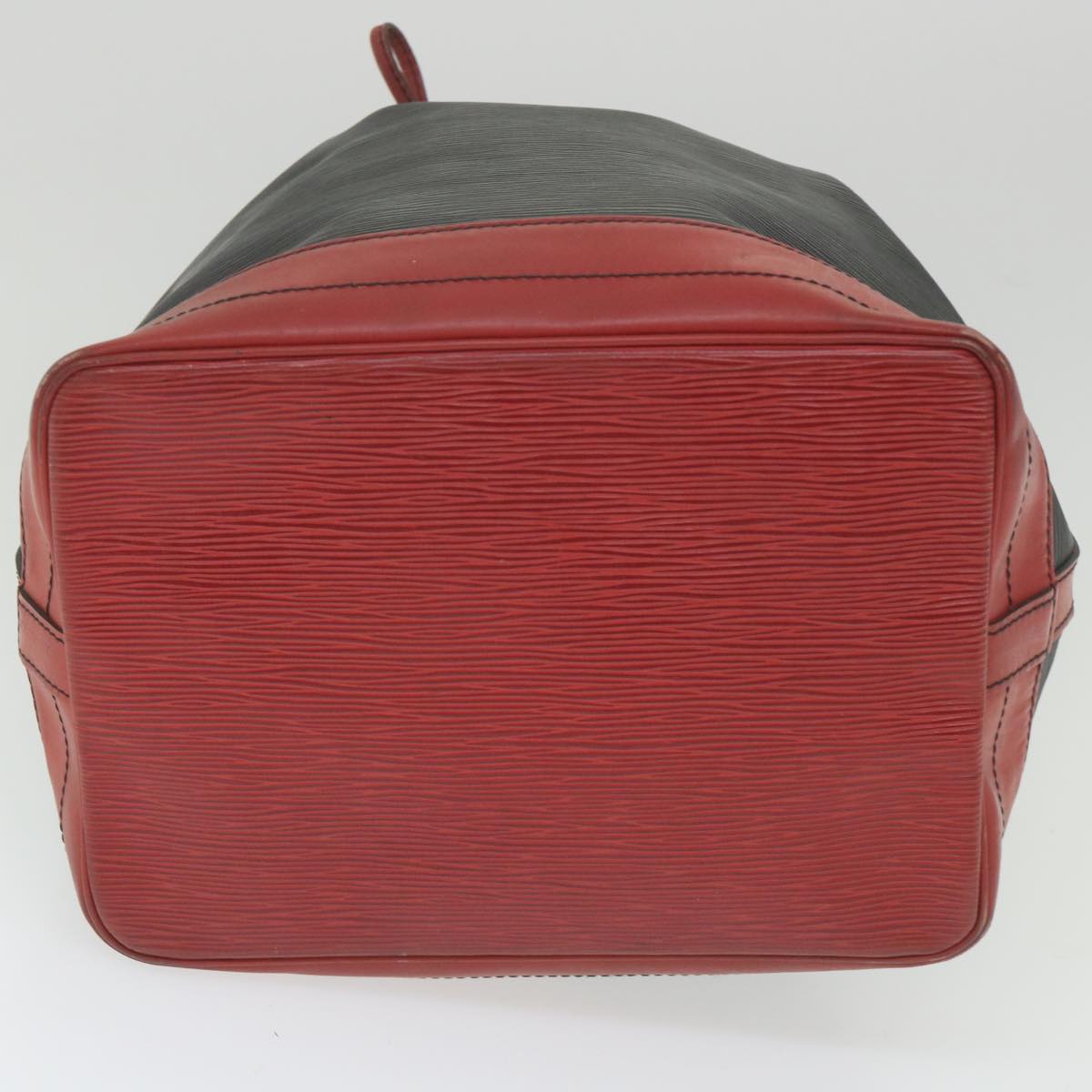LOUIS VUITTON Epi Noe Shoulder Bag Bicolor Black Red M44017 LV bs9852