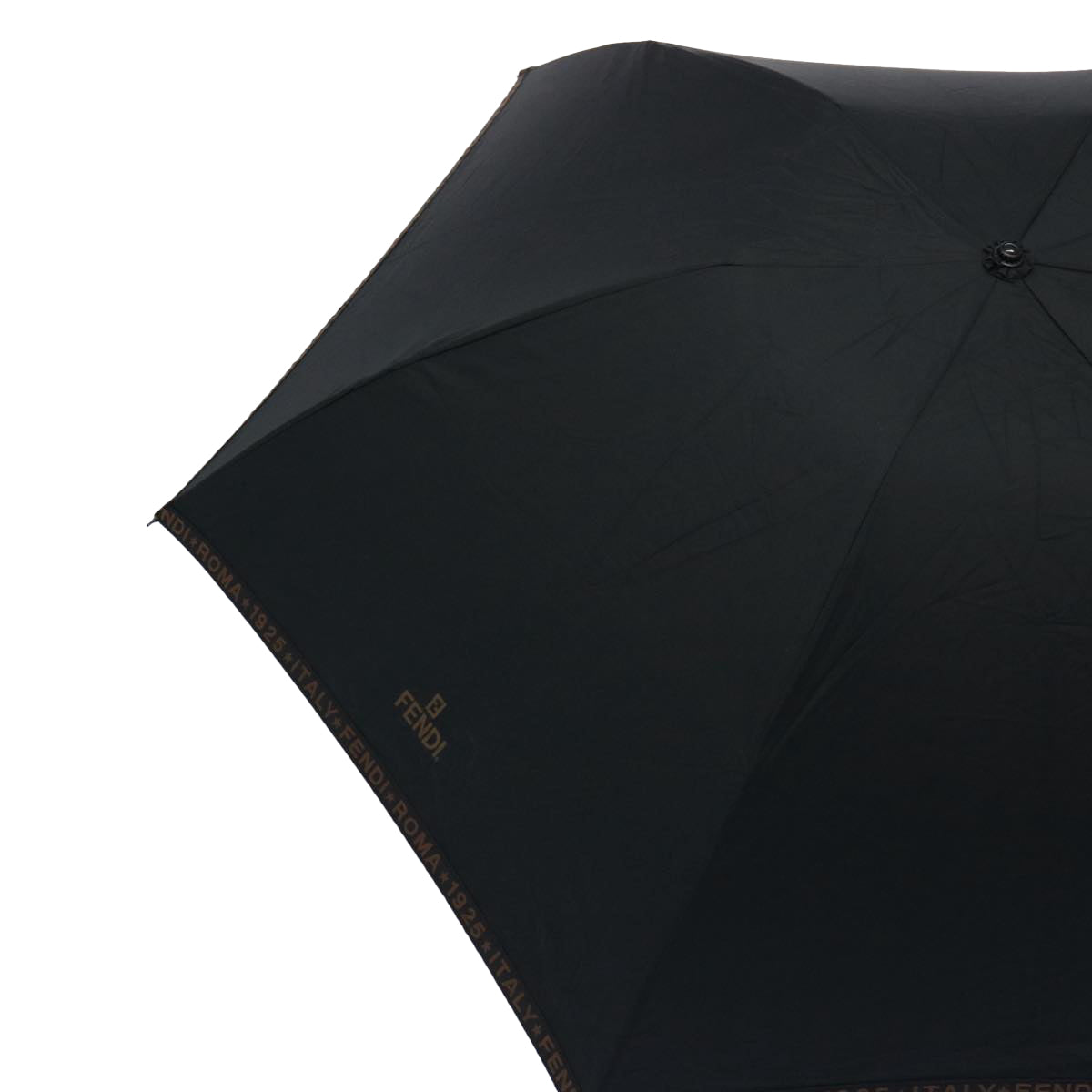 Luxury FendiFolding Umbrella Nylon Blackbs9904