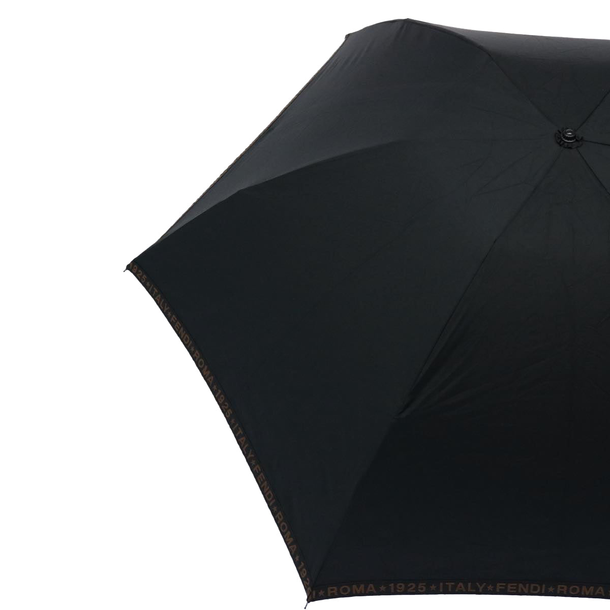 Luxury FendiFolding Umbrella Nylon Blackbs9904