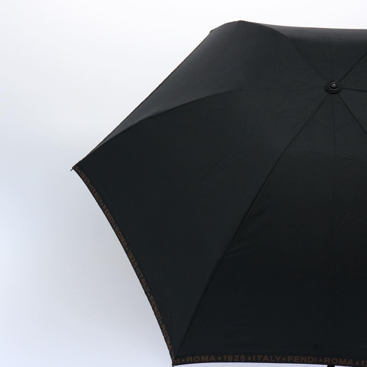 Luxury FendiFolding Umbrella Nylon Blackbs9904