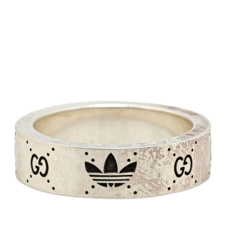 Luxury Gucci Trending 2025 x Adidas Silver Engraving Ring