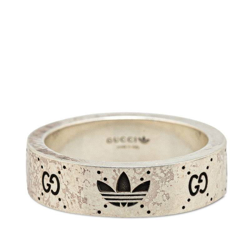 Luxury Gucci Trending 2025 x Adidas Silver Engraving Ring