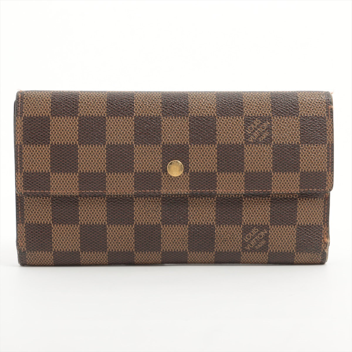 Louis Vuitton Damier Portfolio International N61217 Brown Wallet