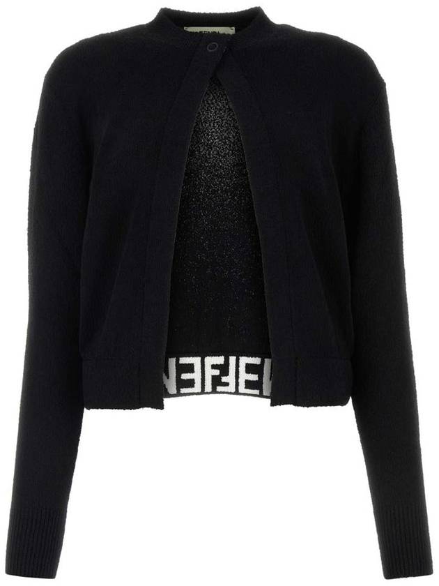 Luxury Fendi Sweater FZC990ARVB F0GME Black