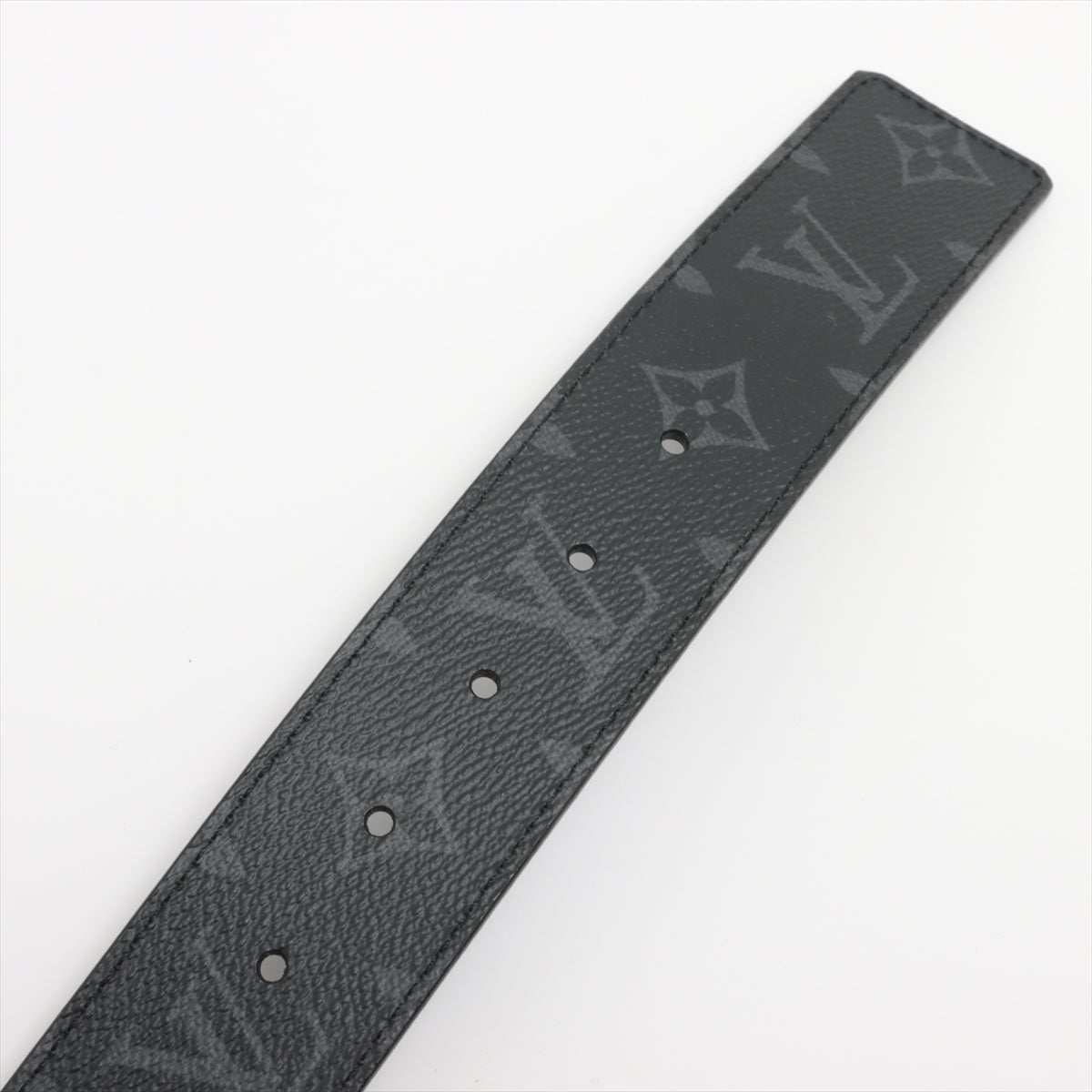 Louis Vuitton M9043 Sanctuary LV Initial AC1127 Belt 95/36 Leather Black