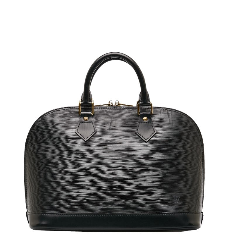 Louis Vuitton Epi Alma Handbag M52142 Noneir Black Leather  Louis Vuitton