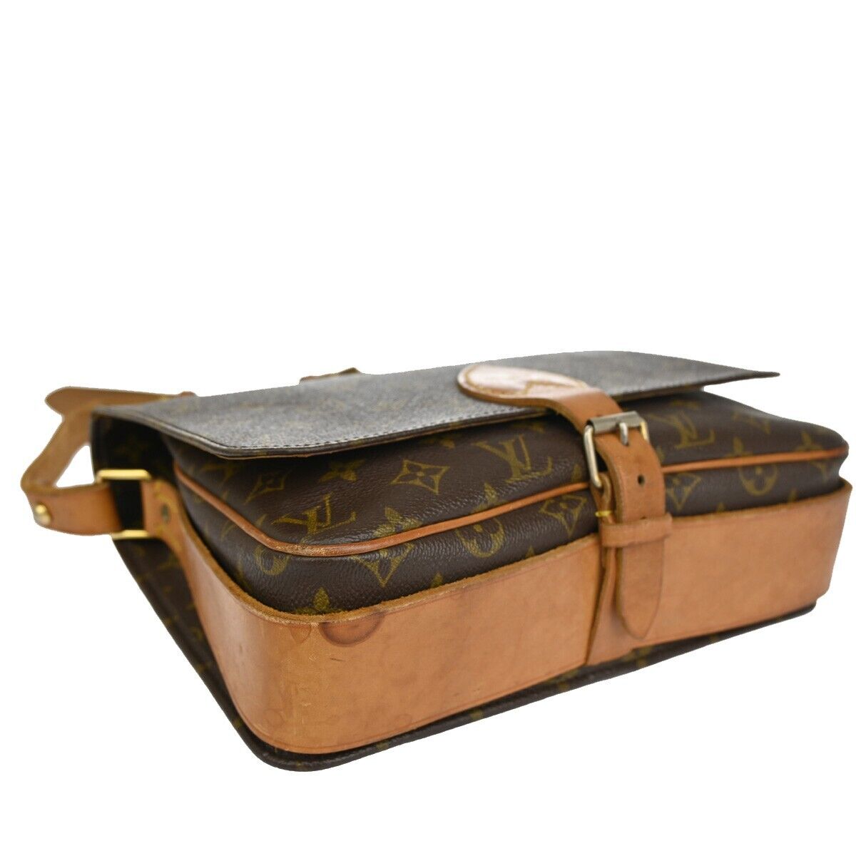 Louis Vuitton Cartouchiere  Canvas Shoulder Bag ()