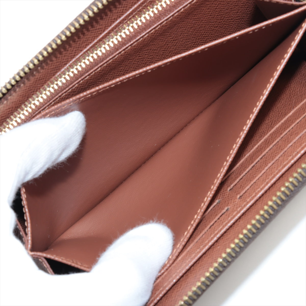Louis Vuitton Monogram  Wallet M42616 Brown Round Zip Wallet