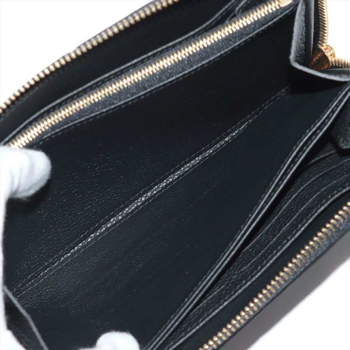 Louis Vuitton Monogram Amplant  Wallet M61864 Noneir Round Zip Wallet