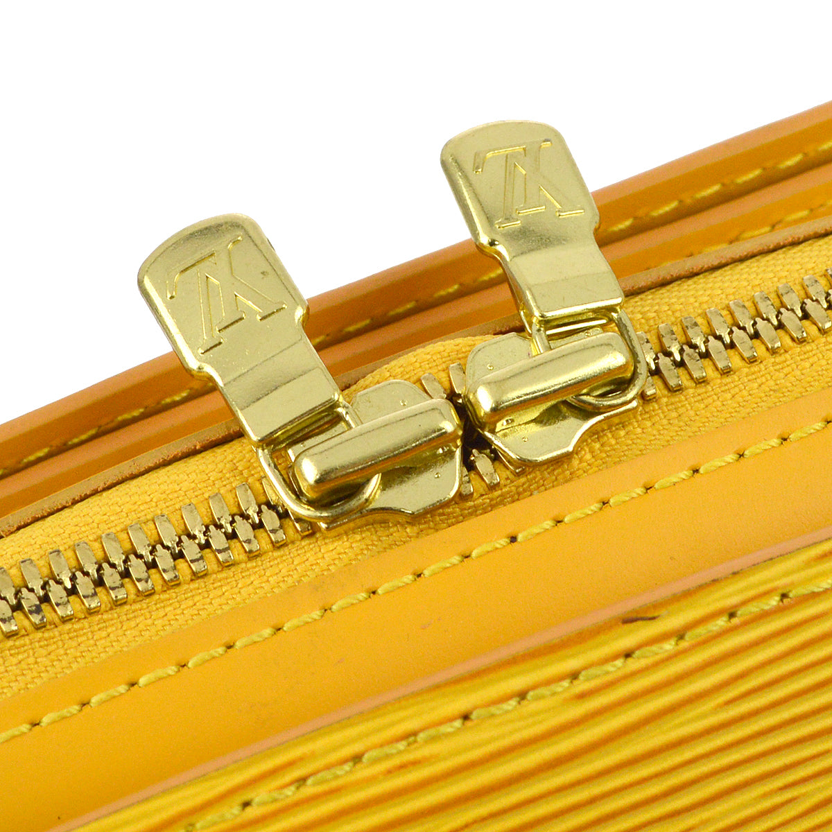 Louis Vuitton 1998 Yellow Epi Pont Neuf Handbag M52059