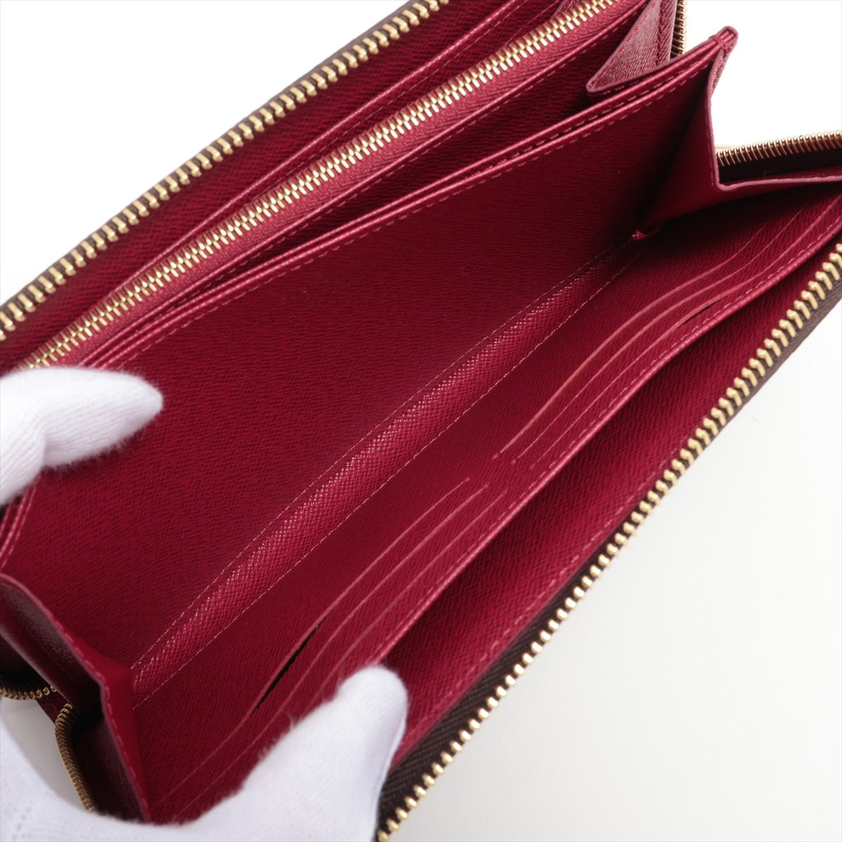 Louis Vuitton Monogram  Wallet M41895 Fushai Round Zip Wallet