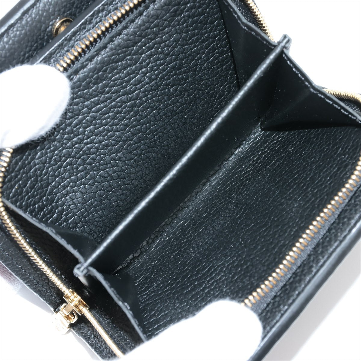 Louis Vuitton Monogram Portfolio Clare M80151 Black Compact Wallet