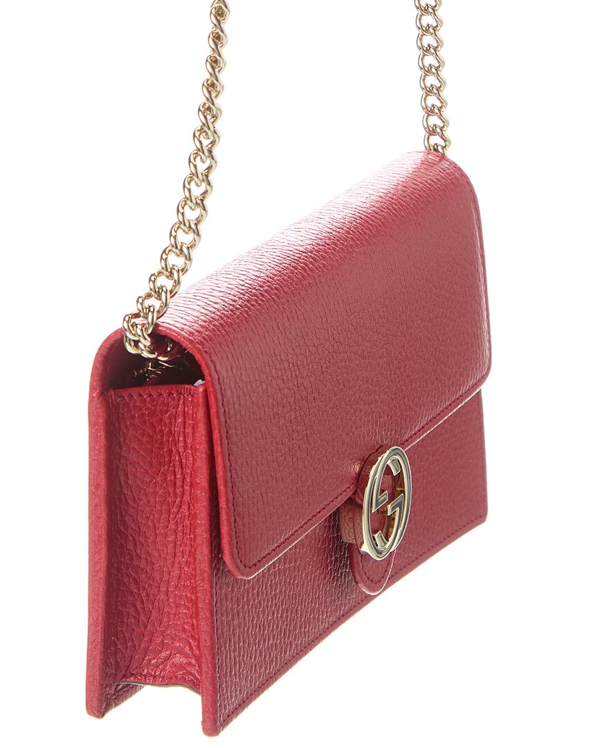 Luxury Gucci Trending 2025 GG Leather Wallet On Chain