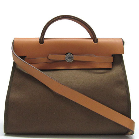 Luxury Hermes Herbag H1090 2way Canvas