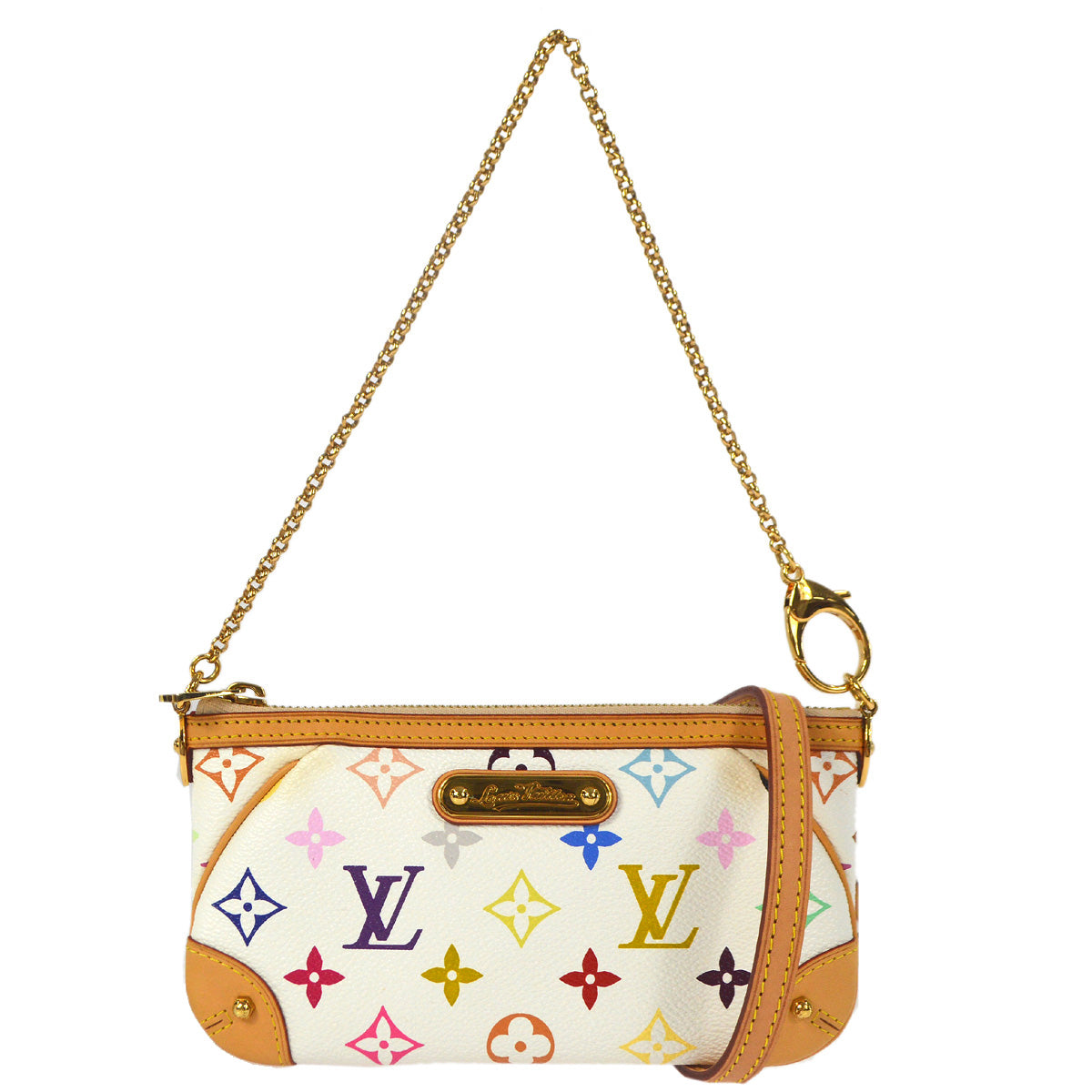 Louis Vuitton 2012 Multicolor Pochette Milla MM M60096