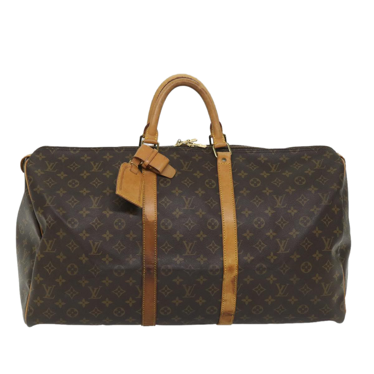 Louis Vuitton Keepall 55  Canvas Travel Bag ()