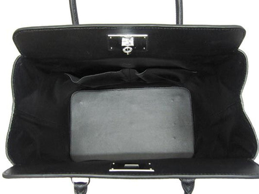 Luxury Hermes Toolbox H1220L Ladies 2way Cow Leather