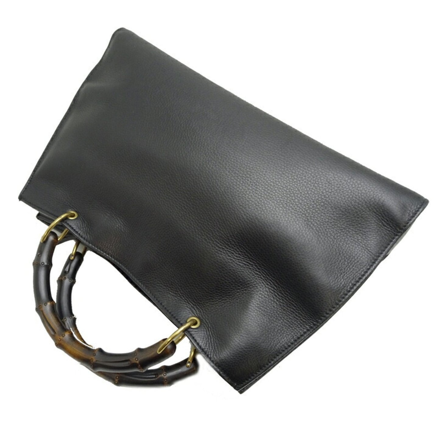 Gucci  Bamboo Leather Handbag Tote Bag