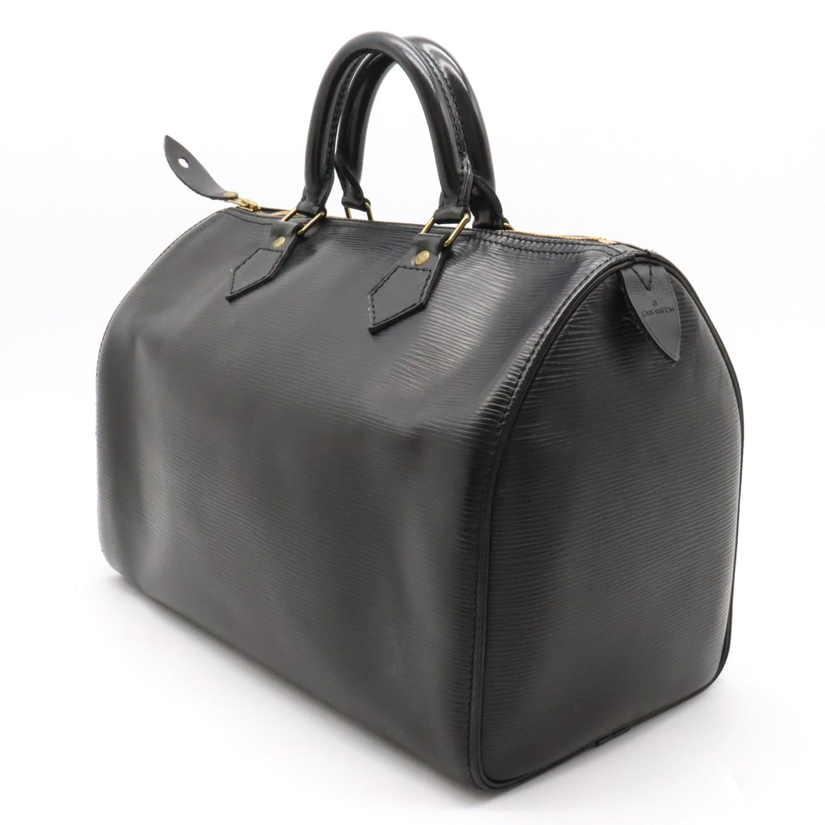 Louis Vuitton Louis Vuitton Epi Speedy 30 Bag Mini Boston Bag Black Black Black Gold  M59022