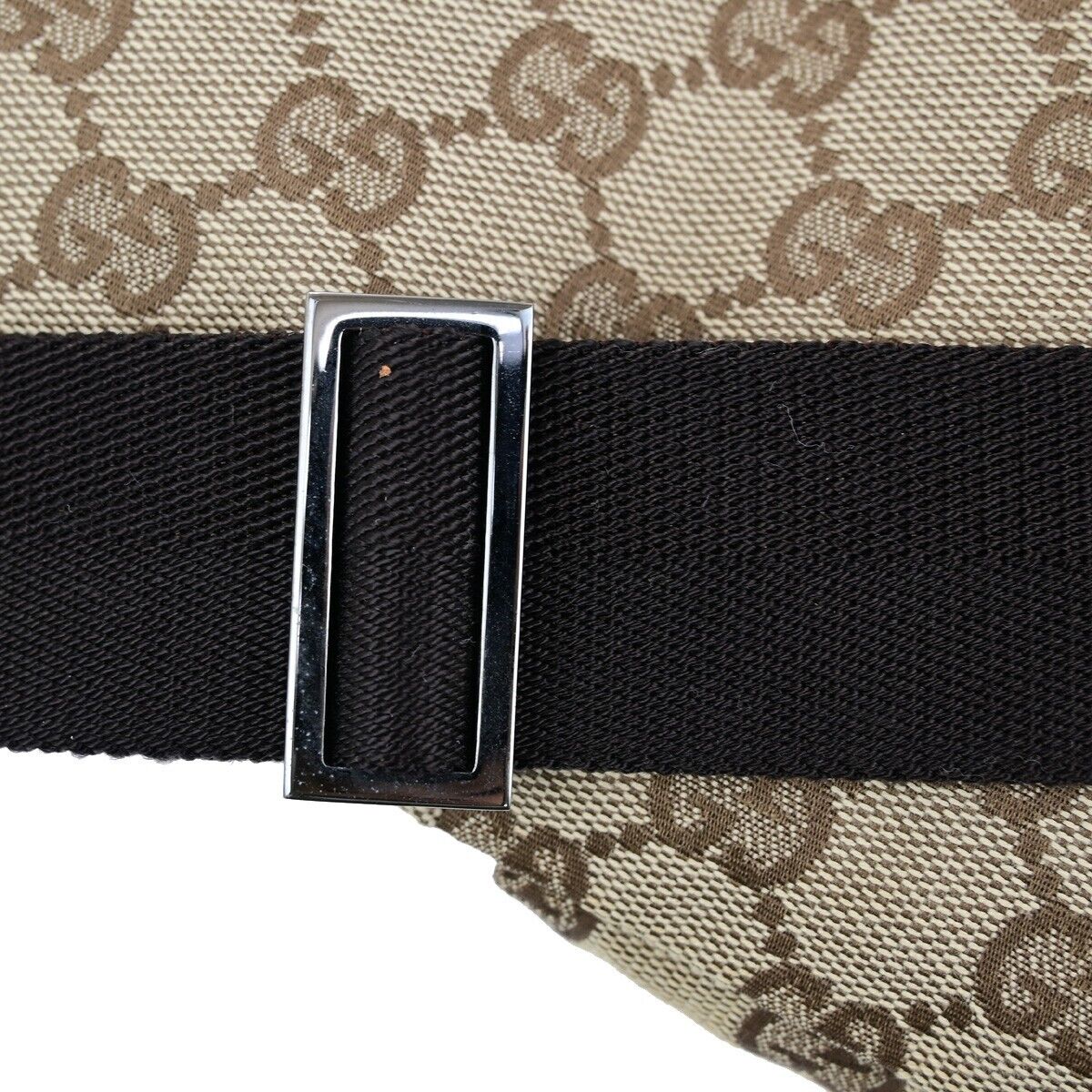 Gucci --  Canvas Shoulder Bag